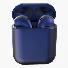Беспроводные сенсорные Bluetooth 5.0 наушники в кейсе TWS i12 inPods Dark blue Беспроводные сенсорные Bluetooth 5.0 наушники в кейсе TWS i12 inPods Dark blue