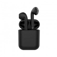 Беспроводные сенсорные Bluetooth 5.0 наушники в кейсе TWS i12 inPods Black Беспроводные сенсорные Bluetooth 5.0 наушники в кейсе TWS i12 inPods Black