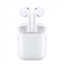Беспроводные сенсорные Bluetooth наушники TWS i12 Lightning белые
