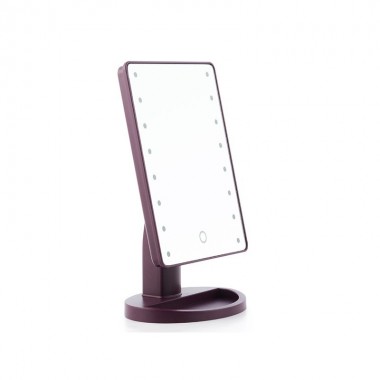 Настольное зеркало для макияжа Magic с LED подсветкой Фиолетовое (MG02)