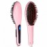Электрическая расческа выпрямитель с подогревом Fast Hair Straightener HQT-906 Розовая 