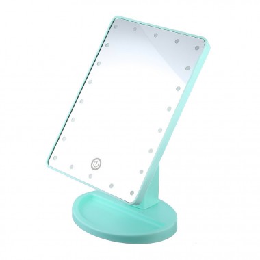 Настольное зеркало для макияжа Large Led Mirror Бирюзовое (MG05)