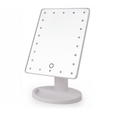 Настольное зеркало для макияжа Large Led Mirror Белое (MG03)