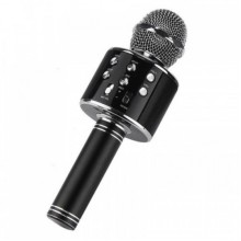 Караоке микрофон WS858 Черный (KL03)