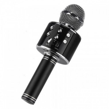Караоке микрофон WS858 Черный (KL03)