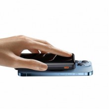 Внешний аккумулятор повербанк Baseus Magnetic Bracket с беспроводной зарядкой  10000mAh 20W Black (PPCX000203)