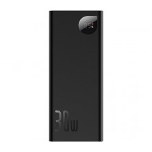 Портативный аккумулятор павербанк Baseus Adaman Metal 20000mAh 30W Black (PPAD030001) Портативный аккумулятор павербанк Baseus Adaman Metal 20000mAh 30W Black (PPAD030001)