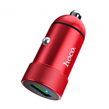 Автомобильное зарядное устройство Hoco Quick charge 3.0 1USB 3A Red (Z32)