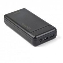 Портативная батарея Power Bank Awei P6K 20000 mAh с кабелем Black (P6K)