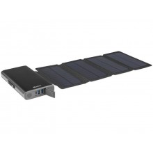 Портативный аккумулятор павербанк Sandberg Solar 4-Panel Powerbank 25000 с солнечной батареей Black (420-56) Портативный аккумулятор павербанк Sandberg Solar 4-Panel Powerbank 25000 с солнечной батареей Black (420-56)