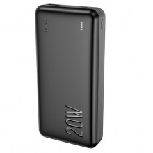 Внешний аккумулятор Hoco Tacker PD20W+QC3.0 20W 20000mAh Black (J87A)