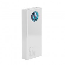Внешний аккумулятор Baseus Power Bank Amblight Quick Charge 65W 30000mAh White (PPLG-A02) Внешний аккумулятор Baseus Power Bank Amblight Quick Charge 65W 30000mAh White (PPLG-A02)