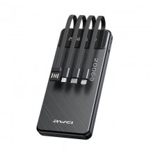 Портативная батарея Power Bank Awei P132K 20000 mAh Black (P132K)