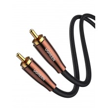 Цифровой коаксиальный кабель UGREEN RCA-RCA Стерео аудиокабель Hi-Fi 1 м Black (AV155)