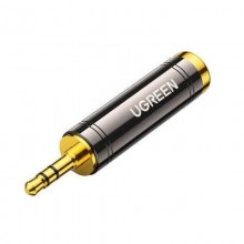 Переходник адаптер Ugreen HiFi 3.5 mm штекер to 6.35 mm разъём аудио адаптер (AV168) Переходник адаптер Ugreen HiFi 3.5 mm штекер to 6.35 mm разъём аудио адаптер (AV168)