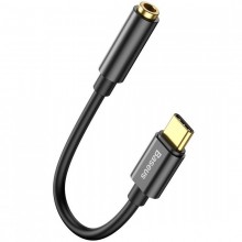 Переходник Baseus Type-C to 3.5 mm 9CM Black (CATL54-01) Переходник Baseus Type-C to 3.5 mm 9CM Black (CATL54-01)