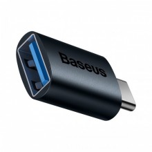 Переходник-адаптер Baseus Ingenuity Series Type-C Male to USB 3.1 Female Mini OTG Blue (ZJJQ000003) Переходник-адаптер Baseus Ingenuity Series Type-C Male to USB 3.1 Female Mini OTG Blue (ZJJQ000003)