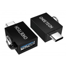 Адаптер CHOETECH Type-C to USB 3.0 OTG Black (CTK-OTG-BK)