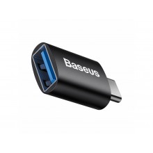 Адаптер переходник BASEUS Type-C to USB Ingenuity Series Mini OTG Black (ZJJQ000001)