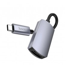 Кабель HOCO Presage Type-C HDMI Metal Gray (UA20)