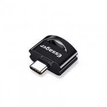 Адаптер переходник Essager USB 3.0 to Type-C OTG Black (ECJOTGT-WJ01)