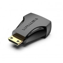 Переходник Vention Mini HDMI to HDMI Black (AISB0) Переходник Vention Mini HDMI to HDMI Black (AISB0)