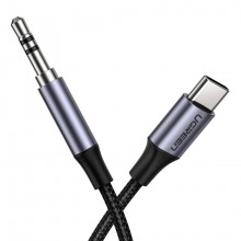 Переходник Ugreen кабель Type-C - 3.5 mm mini jack 2M (AV143) Переходник Ugreen кабель Type-C - 3.5 mm mini jack 2M (AV143)