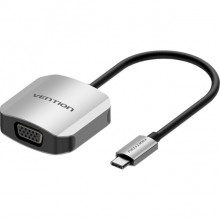 Переходник адаптер Vention USB 3.1 Type-C - VGA 0.15 м Gray (TDFHB) Переходник адаптер Vention USB 3.1 Type-C - VGA 0.15 м Gray (TDFHB)