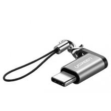 Переходник-адаптер Ugreen USB Type-C to Micro USB с карабином Metal Gray (US189) Переходник-адаптер Ugreen USB Type-C to Micro USB с карабином Metal Gray (US189)