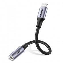 Переходник Ugreen кабель Lightning to 3.5 mm для наушников 10CM (US211) Переходник Ugreen кабель Lightning to 3.5 mm для наушников 10CM (US211)