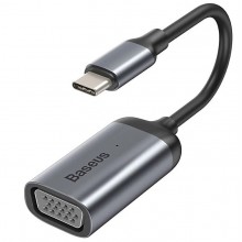 Переходник Baseus Enjoyment Series Type-C to VGA HUB конвертер Deep Gray (CAHUB-V0G)