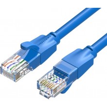 Высокоскоростной интернет кабель Vention Cat6 Ethernet сетевой шнур патч-корд 1000 Мбит/с 0.5 м Blue (IBELD) Высокоскоростной интернет кабель Vention Cat6 Ethernet сетевой шнур патч-корд 1000 Мбит/с 0.5 м Blue (IBELD)