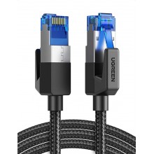 Высокоскоростной интернет кабель UGREEN Cat 8 Lan круглый сетевой шнур патч-корд с оплеткой RJ45 2 м (NW153) Высокоскоростной интернет кабель UGREEN Cat 8 Lan круглый сетевой шнур патч-корд с оплеткой RJ45 2 м (NW153)
