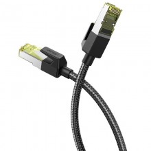 Патч корд Ugreen сетевой интернет кабель 10 Гбит\с Ethernet RJ45 Cat 7 1 м Black (NW150) Патч корд Ugreen сетевой интернет кабель 10 Гбит\с Ethernet RJ45 Cat 7 1 м Black (NW150)