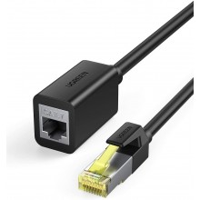 Удлинитель сетевого кабеля 10 Гбит/с RJ45 Ugreen Ethernet-кабель-удлинитель Cat 7 1 м Black (NW148) Удлинитель сетевого кабеля 10 Гбит/с RJ45 Ugreen Ethernet-кабель-удлинитель Cat 7 1 м Black (NW148)