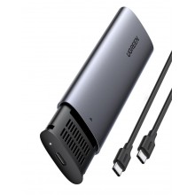 Внешний корпус карман для жесткого диска SSD M.2 NVME UGREEN 10 Гбит/с USB C 3.1 Gen 2  NVMe PCI M-Key