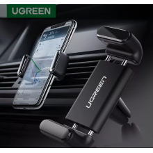 Универсальный автодержатель монолитный Ugreen Air New Vent Mount Light Black Универсальный автодержатель монолитный Ugreen Air New Vent Mount Light Black
