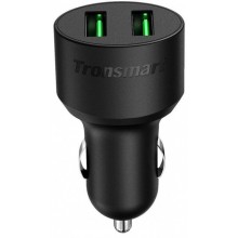 Автомобильное зарядное устройство Tronsmart CC2TF QC3.0 2 порта Car Charger Black (59566)