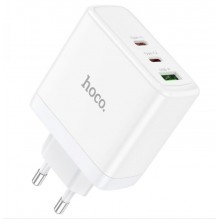 Сетевое зарядное устройство HOCO Glory PD QC3.0 65W 2Type-C 1USB White (N30) Сетевое зарядное устройство HOCO Glory PD QC3.0 65W 2Type-C 1USB White (N30)
