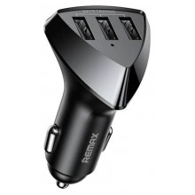 Автомобильное зарядное устройство REMAX Alien III Series 3.1A 3 USB порта Car Charger black (RCC322)