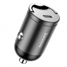 Автомобильное смарт зарядное устройство Baseus Tiny Star PPS mini USB Type C 30W Quick Charge Black (VCHX-B0G) Автомобильное смарт зарядное устройство Baseus Tiny Star PPS mini USB Type C 30W Quick Charge Black (VCHX-B0G)
