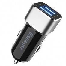 Автомобильное зарядное устройство Essager 5V 2 USB 2.4A  Black/Grey (ECCKC2-FZ10)