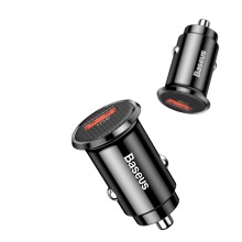 Автомобильное зарядное устройство Baseus Mini USB Quick Charge 3.0 QC3.0 быстрая зарядка Black (CCDU-B01)