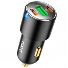 Автомобильное зарядное устройство HOCO PD 45W QuickCharge Black (NZ6)