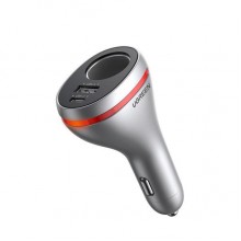 Автомобильное зарядное устройство Ugreen USB Type C / USB QC PD 84 Вт Grey (CD204)