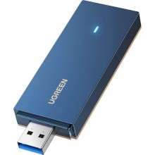 WiFi-адаптер UGREEN USB Wifi 6 двухдиапазонный для ПК 1800 Мбит/с 5G 2.4G (CM499) WiFi-адаптер UGREEN USB Wifi 6 двухдиапазонный для ПК 1800 Мбит/с 5G 2.4G (CM499)