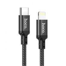 Кабель HOCO Type-C Lightning 3 A 20W 3m Black (X14)
