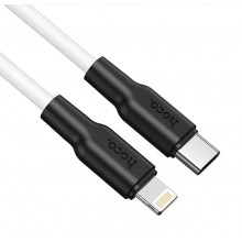 Кабель HOCO Plus Type-C Lightning 20W 1m Black-White (X21)