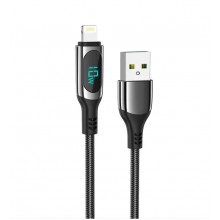 Кабель HOCO Extreme USB Type A  Lightning 2.4 A 1,2m Black (S51)