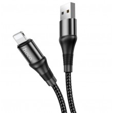 Кабель HOCO USB Lightning 2.4 A 1m Black (X50) Кабель HOCO USB Lightning 2.4 A 1m Black (X50)